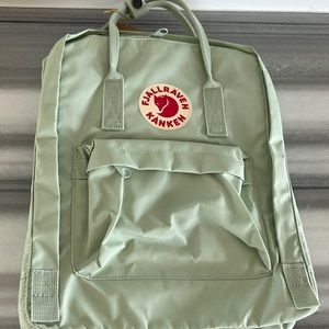 Fjallraven backpack mint green